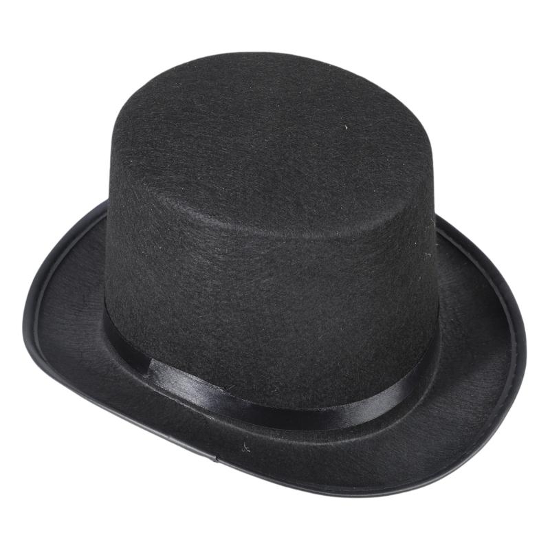 Fedora Hat Wool - 652F Magician Màu đen Ngày lễ