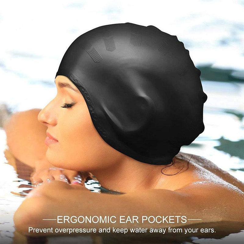 Con Trưởng Thành Mũ Bơi Nam Nữ - đánh giá và giá Swim Hat Silicone