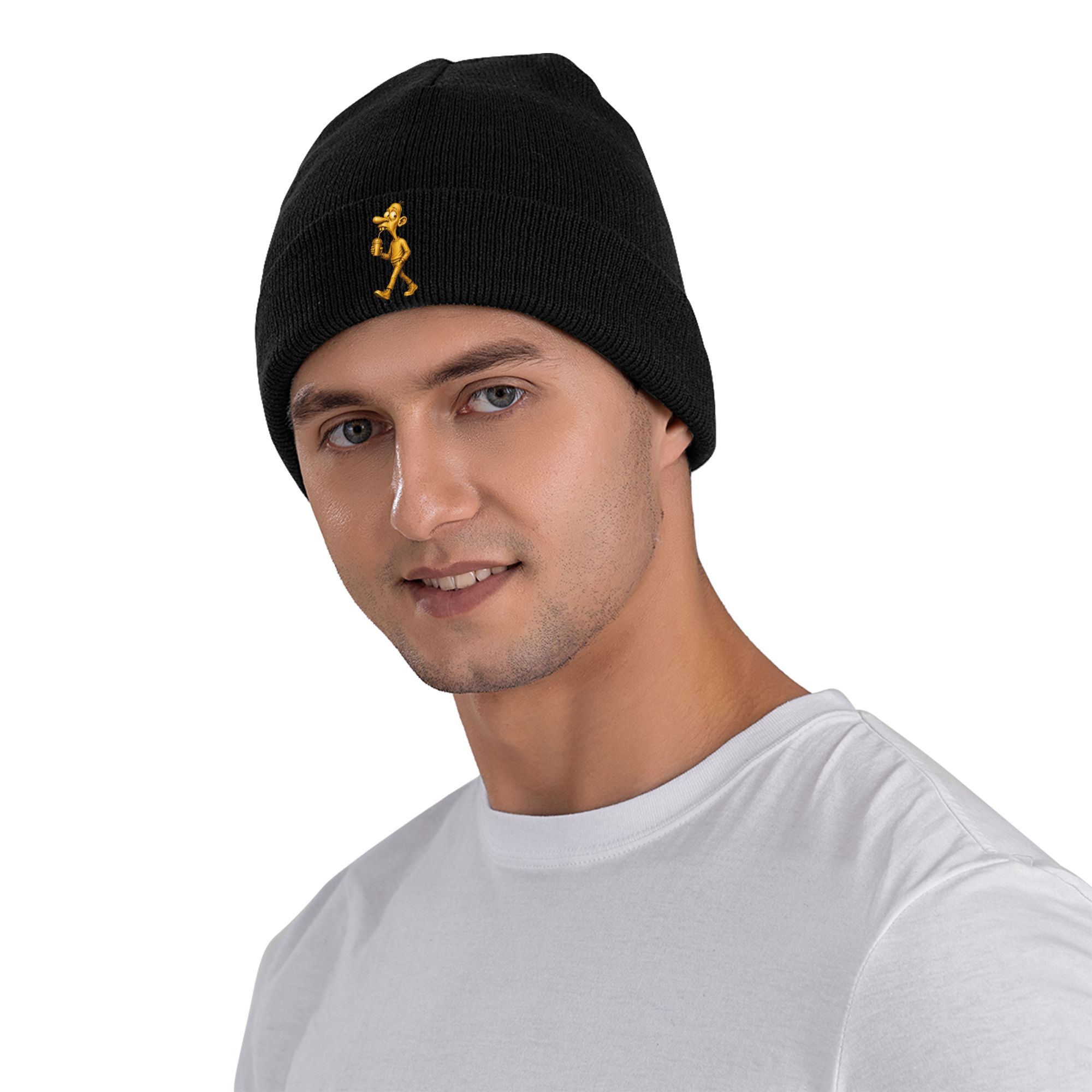 Golden Neegy Meme Funny Intern - đánh giá và giá Beanie Cuffed Knit