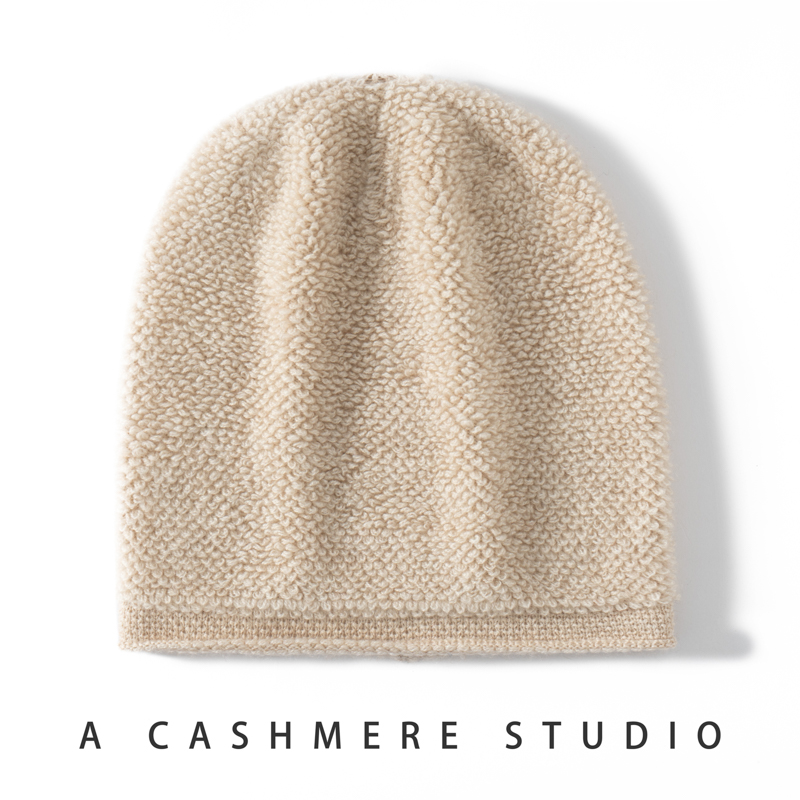 New Autumn Winter 100% Pure Ca - đánh giá và giá Beanie Cuffed Knit