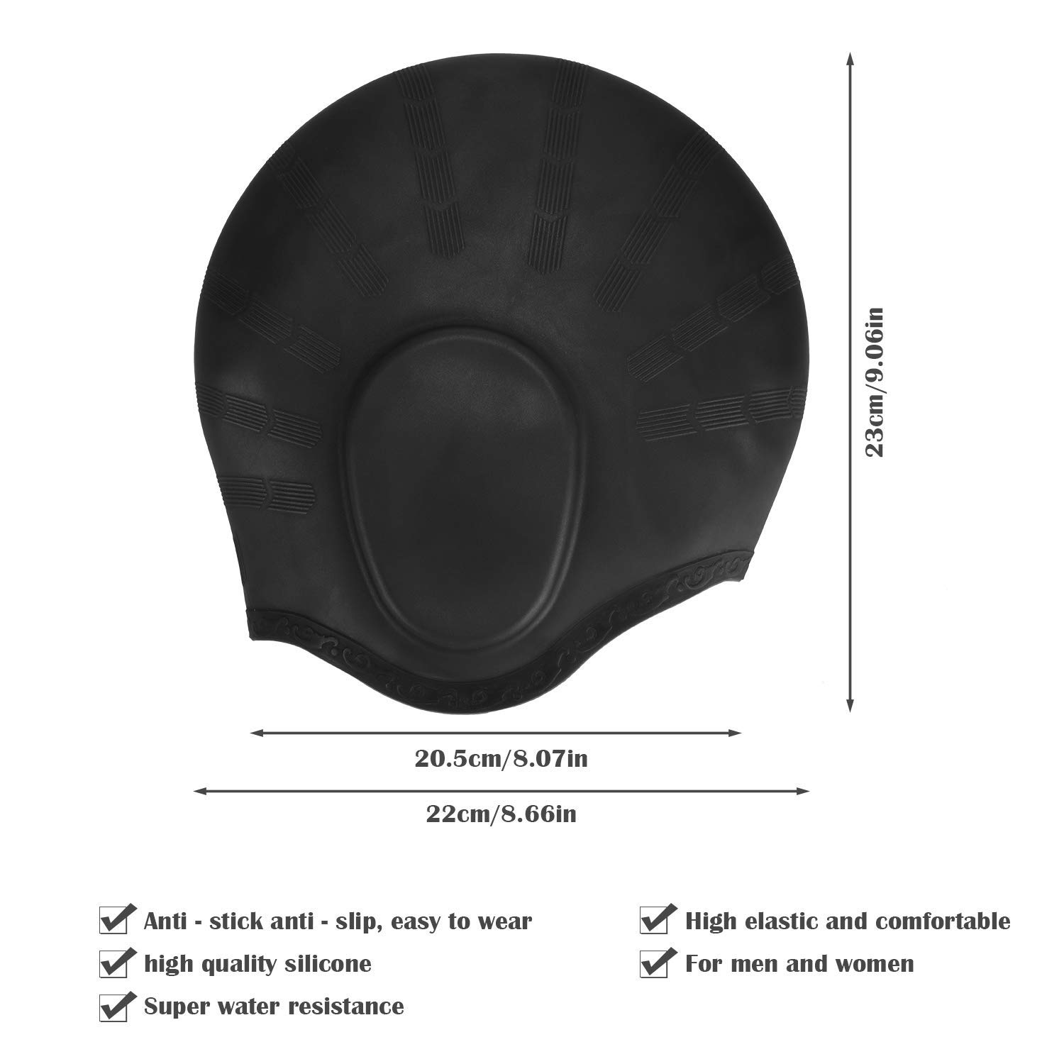Con Trưởng Thành Thun Cao Cấp  - đánh giá và giá Swim Hat Silicone