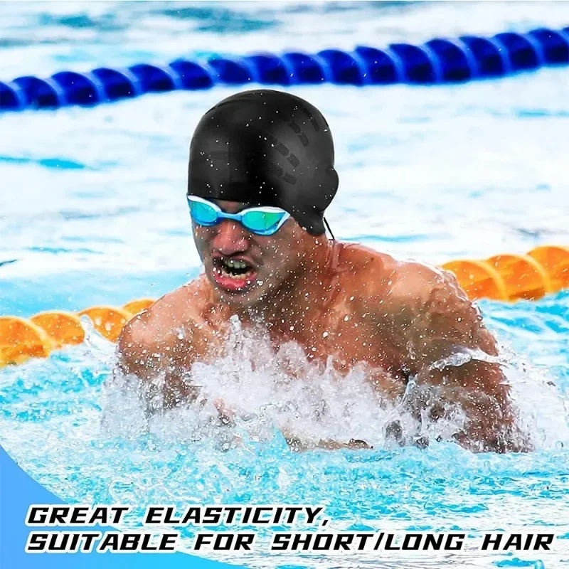 Silicone Swimming Cap for Men  - đánh giá và giá Swim Hat Silicone