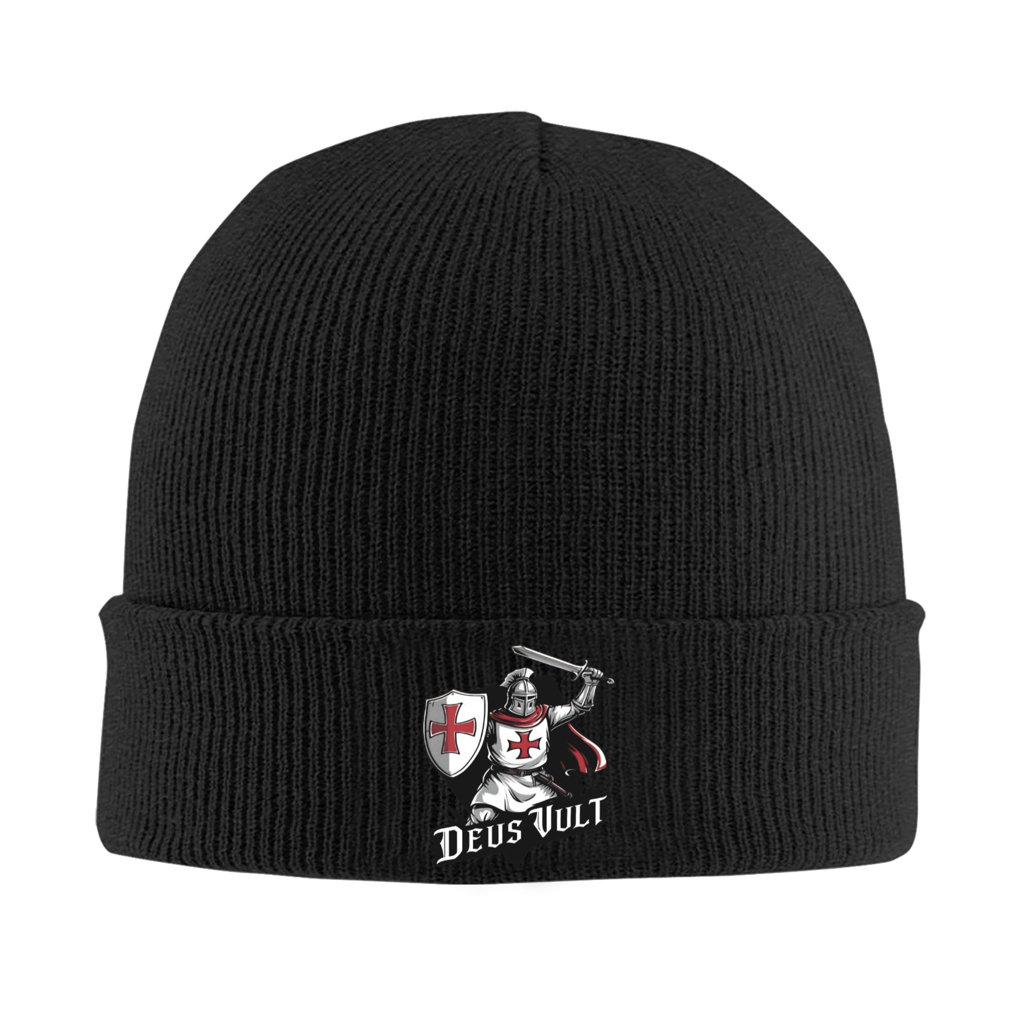 Deus Vult - The Templar Knight - đánh giá và giá Beanie Cuffed Knit